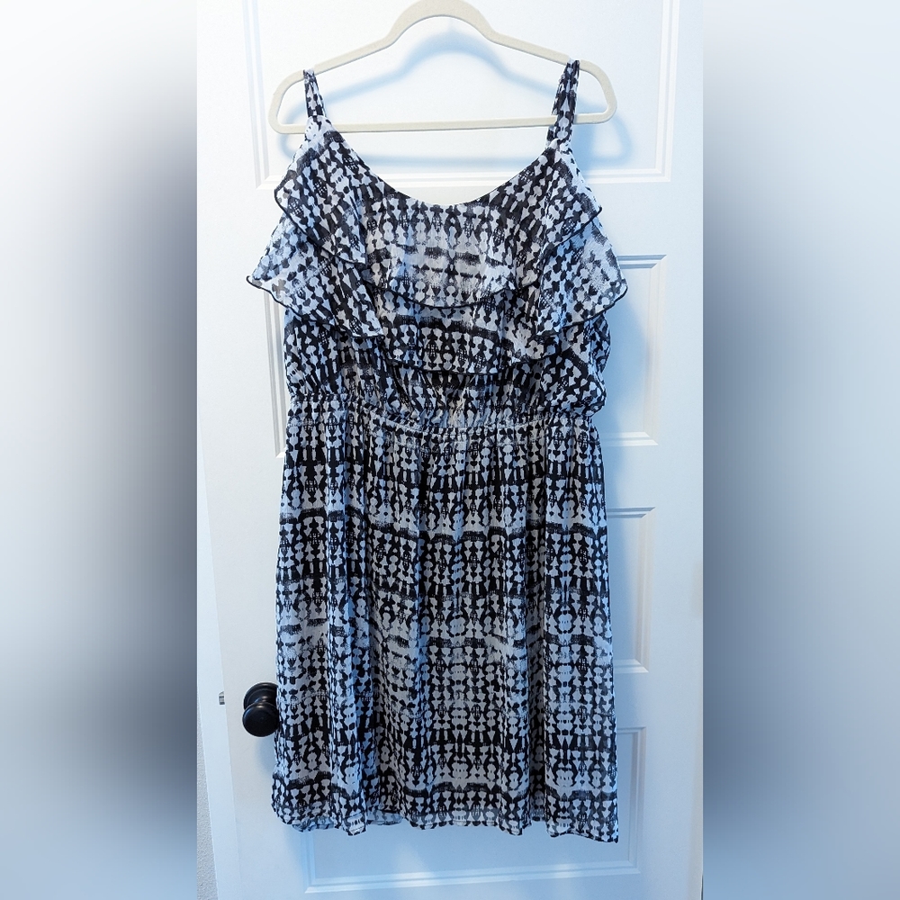 Faded Glory Ruffle Dress Size 4X NWT